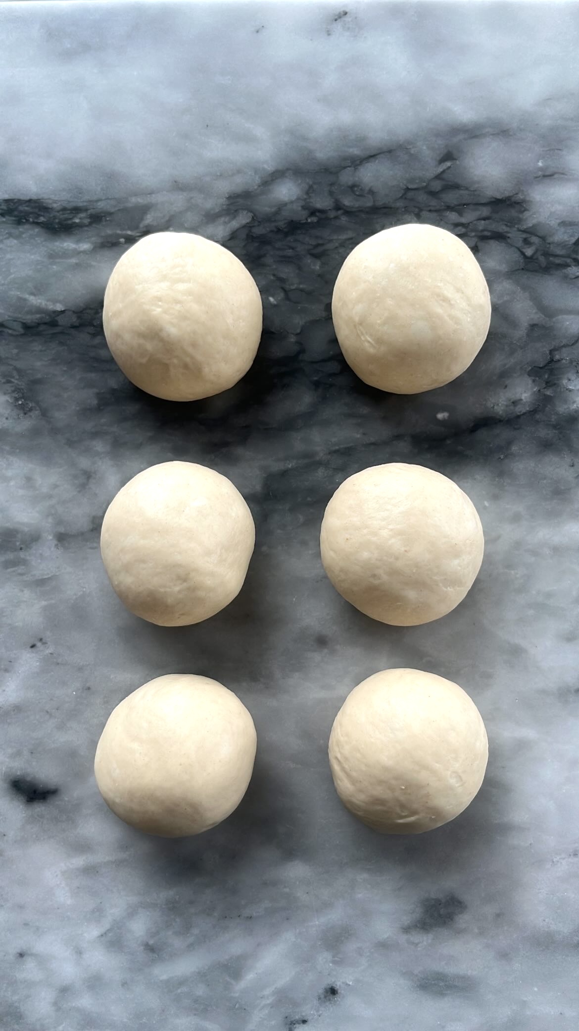 Small round dough to be proofed for 15 minutes