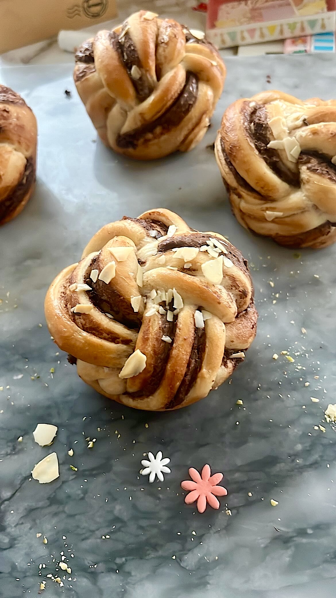 Chocolate Twist Bread: bread filled with rich chocolate, linking to the Chocolate Twist Bread recipe