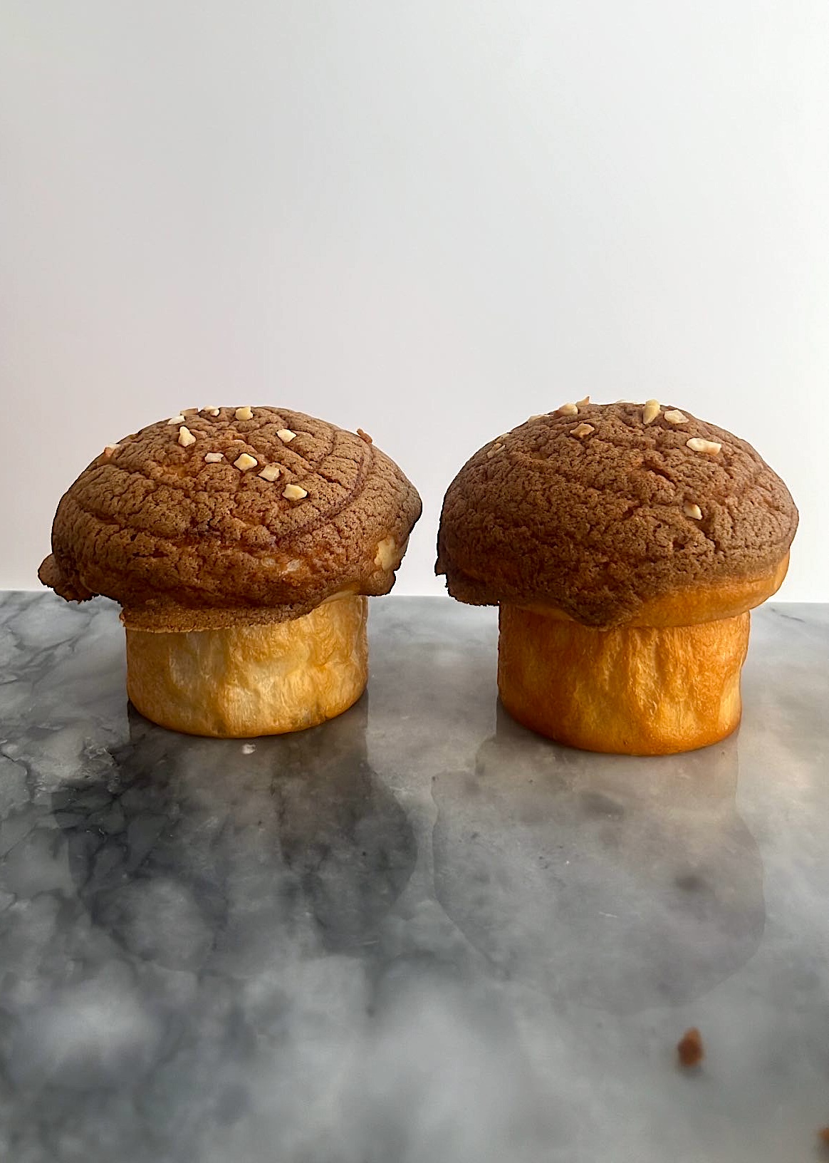 Mushroom Bread : bread shape like a mushroom with a crispy top