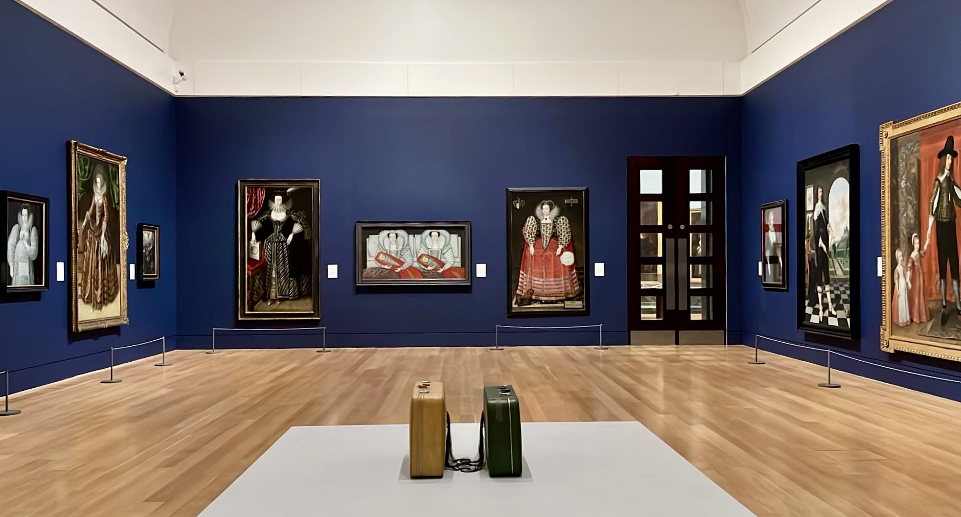 Well-designed gallery room in Tate Britain, showcasing a harmonious arrangement of artwork and decor that enhances the viewing experience.